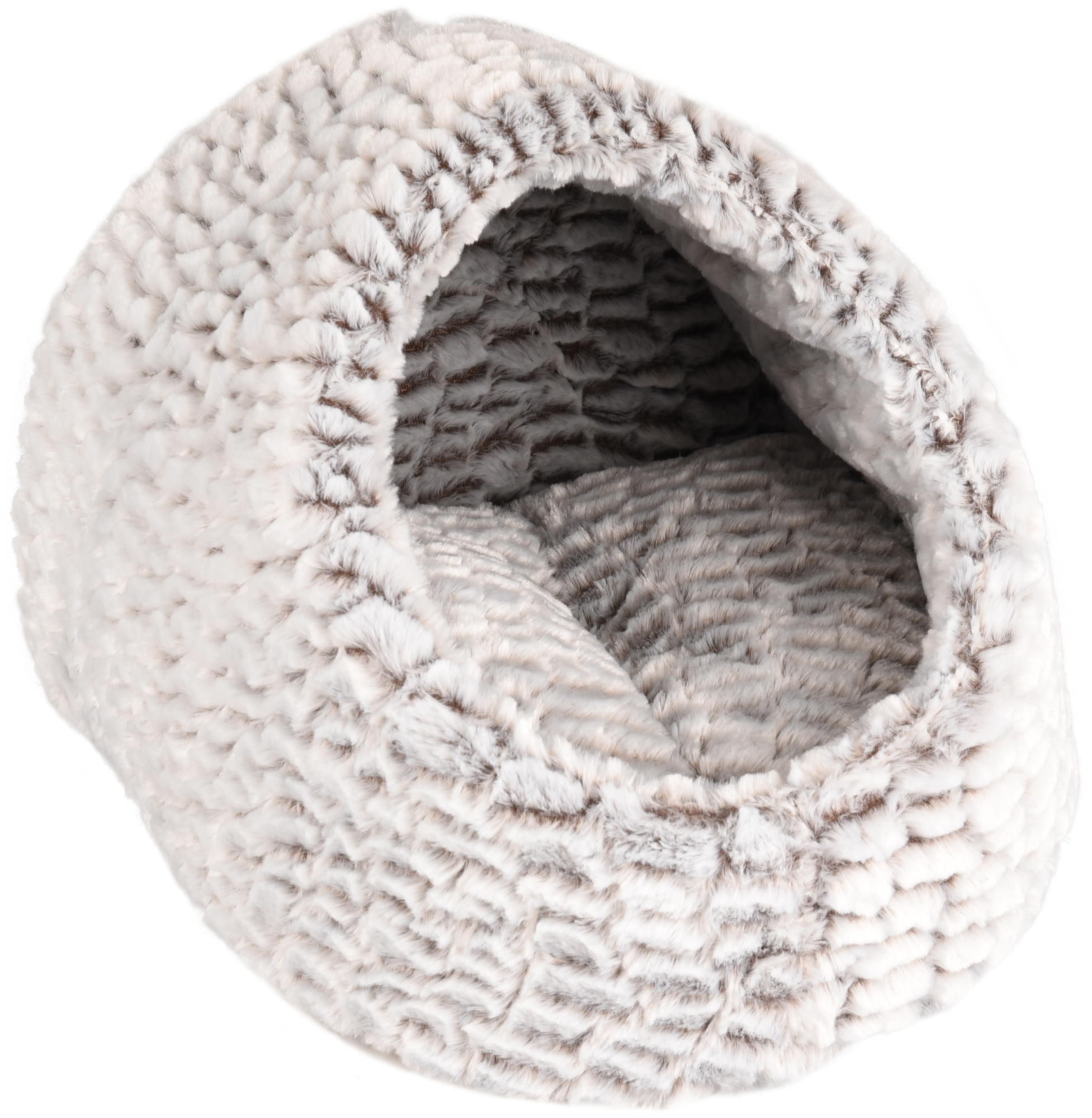 Flamingo Basket Snoozzy Grey & Black