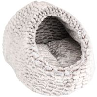 Flamingo Basket Snoozzy Grey & Black