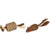 Toy Wahan Mouse Roll Multiple colours Mouse, Roll Beige, Brown 
