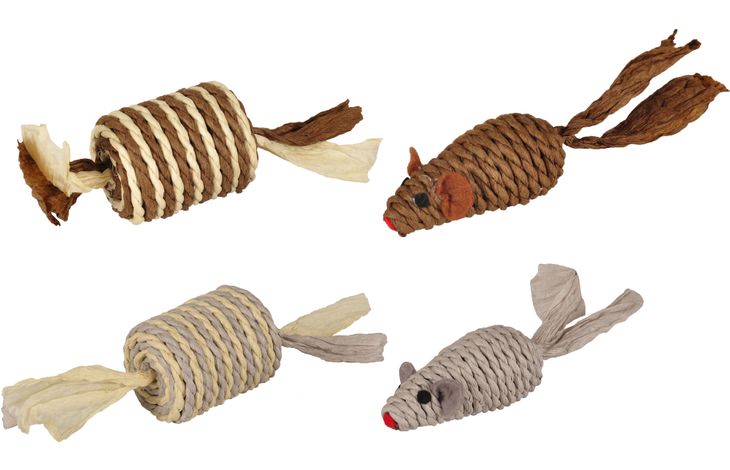 Flamingo Speelgoed Wahan Muis Rol Meerdere kleuren