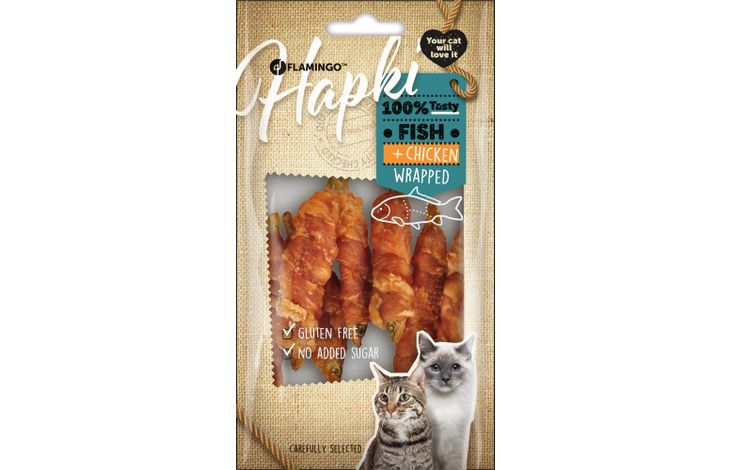 Flamingo Snacks Hapki Dried Fish with chicken & Fish 