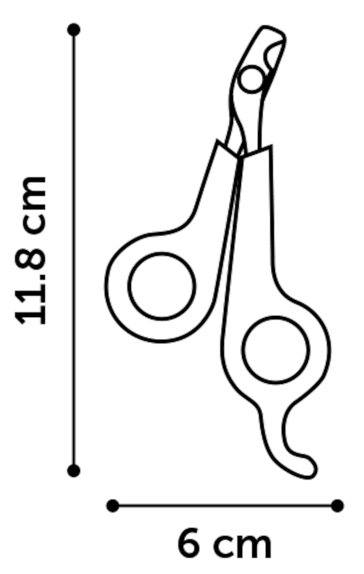 Flamingo Nail scissors Franco