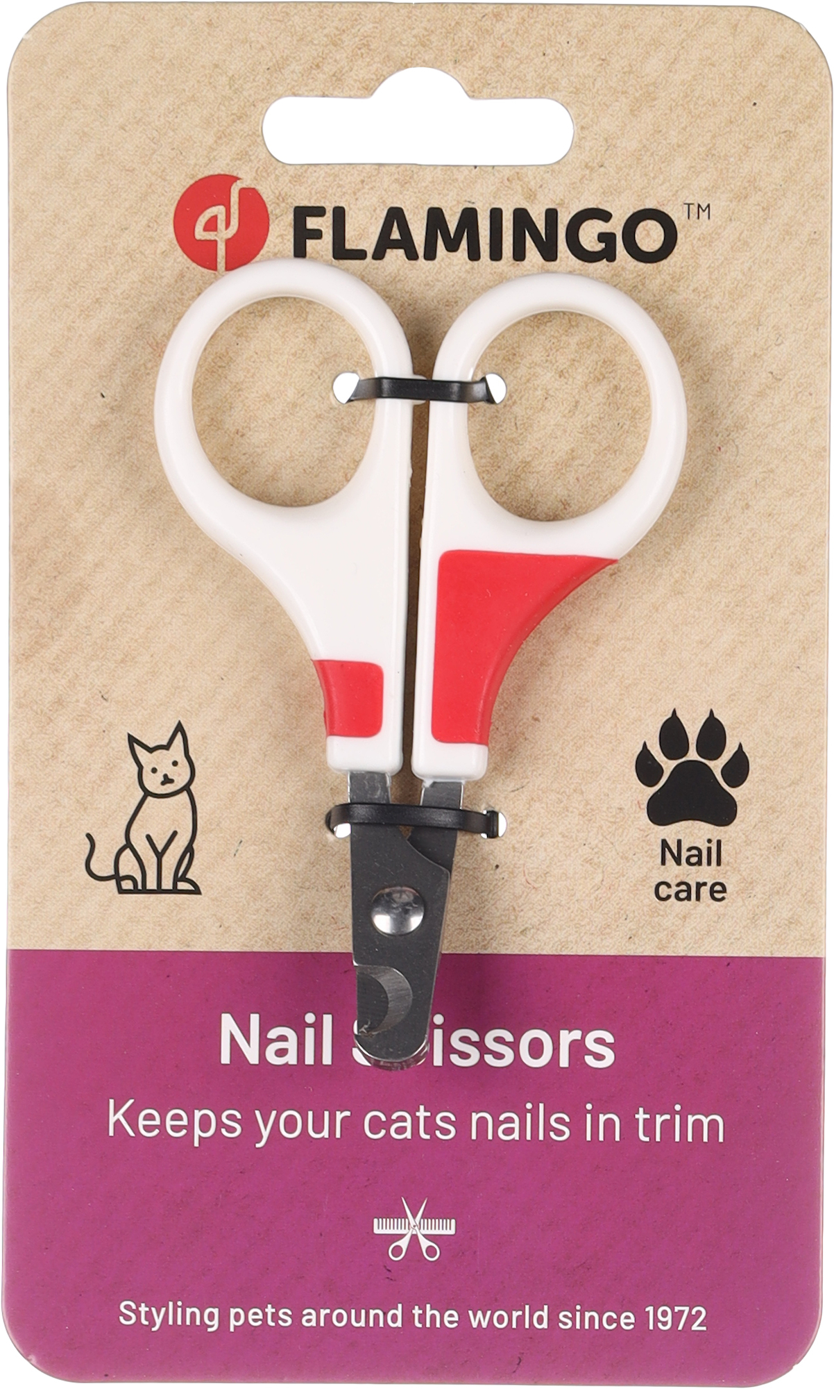 Flamingo Nail scissors Fausto
