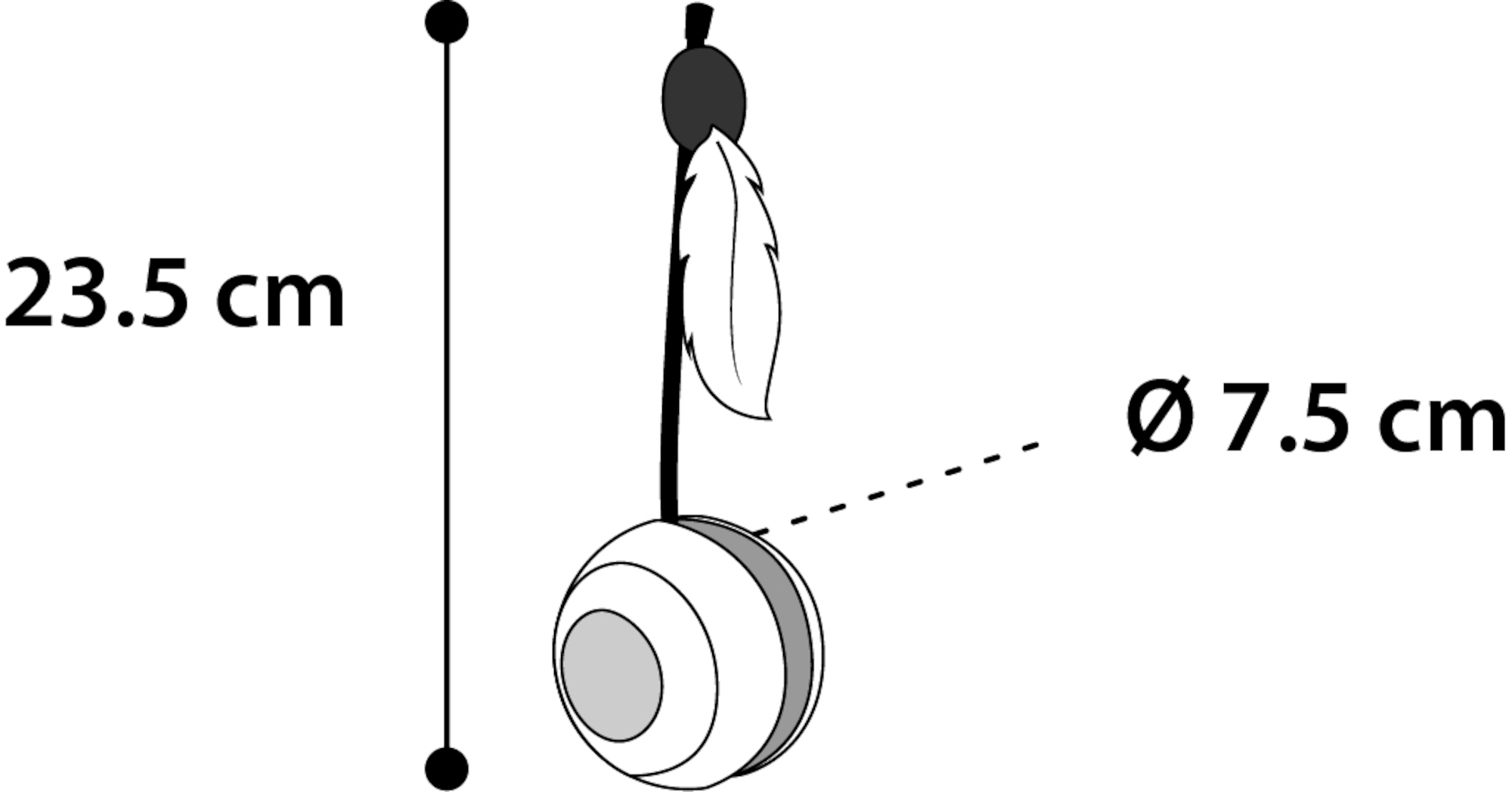 Flamingo Electronic toy Waseem Ball Wobbler Multiple colours