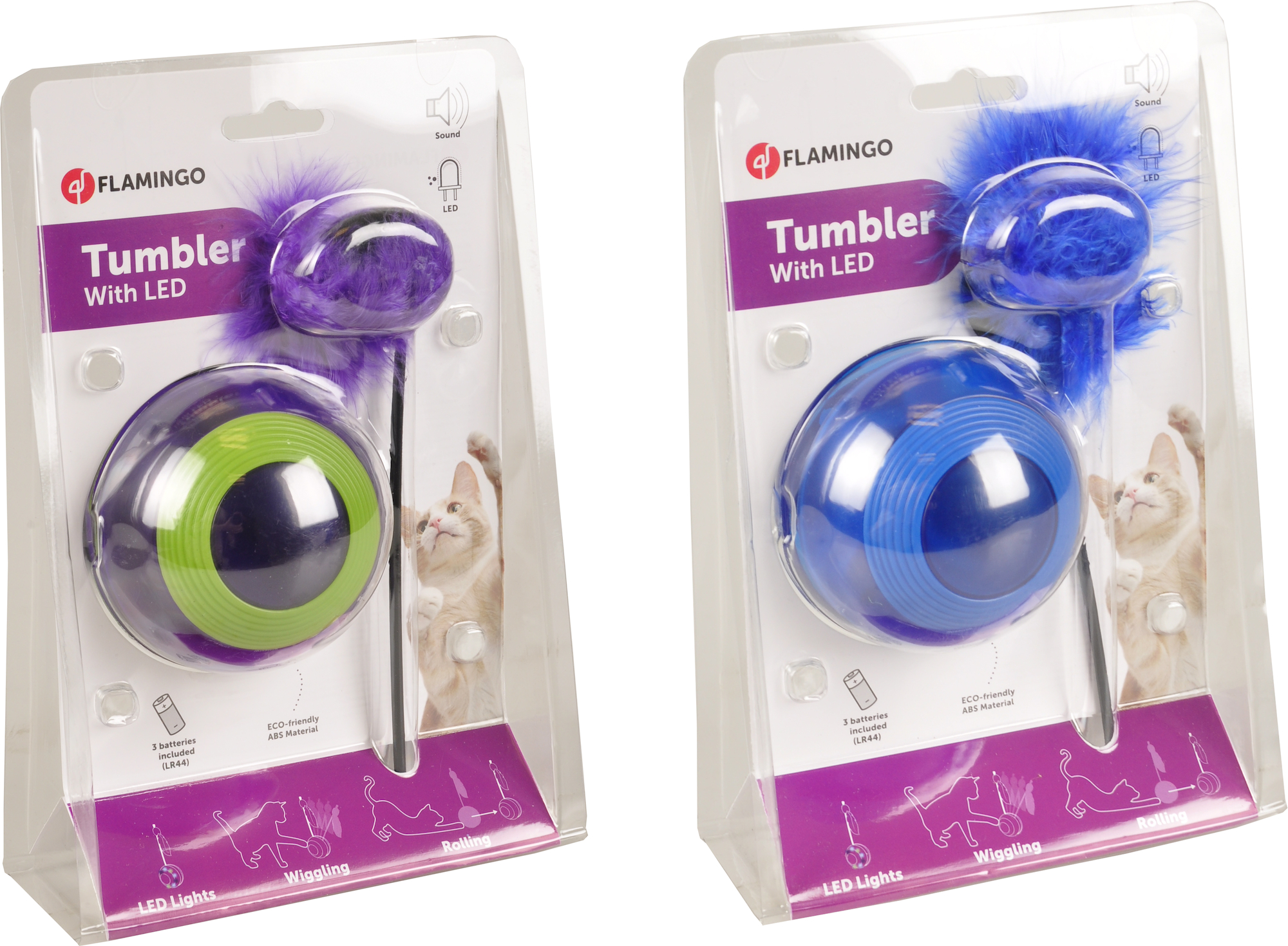 Flamingo Electronic toy Waseem Ball Wobbler Multiple colours