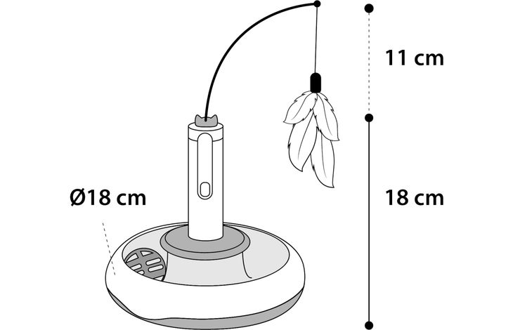 Flamingo Electronic toy Wassima Ball track with ball White