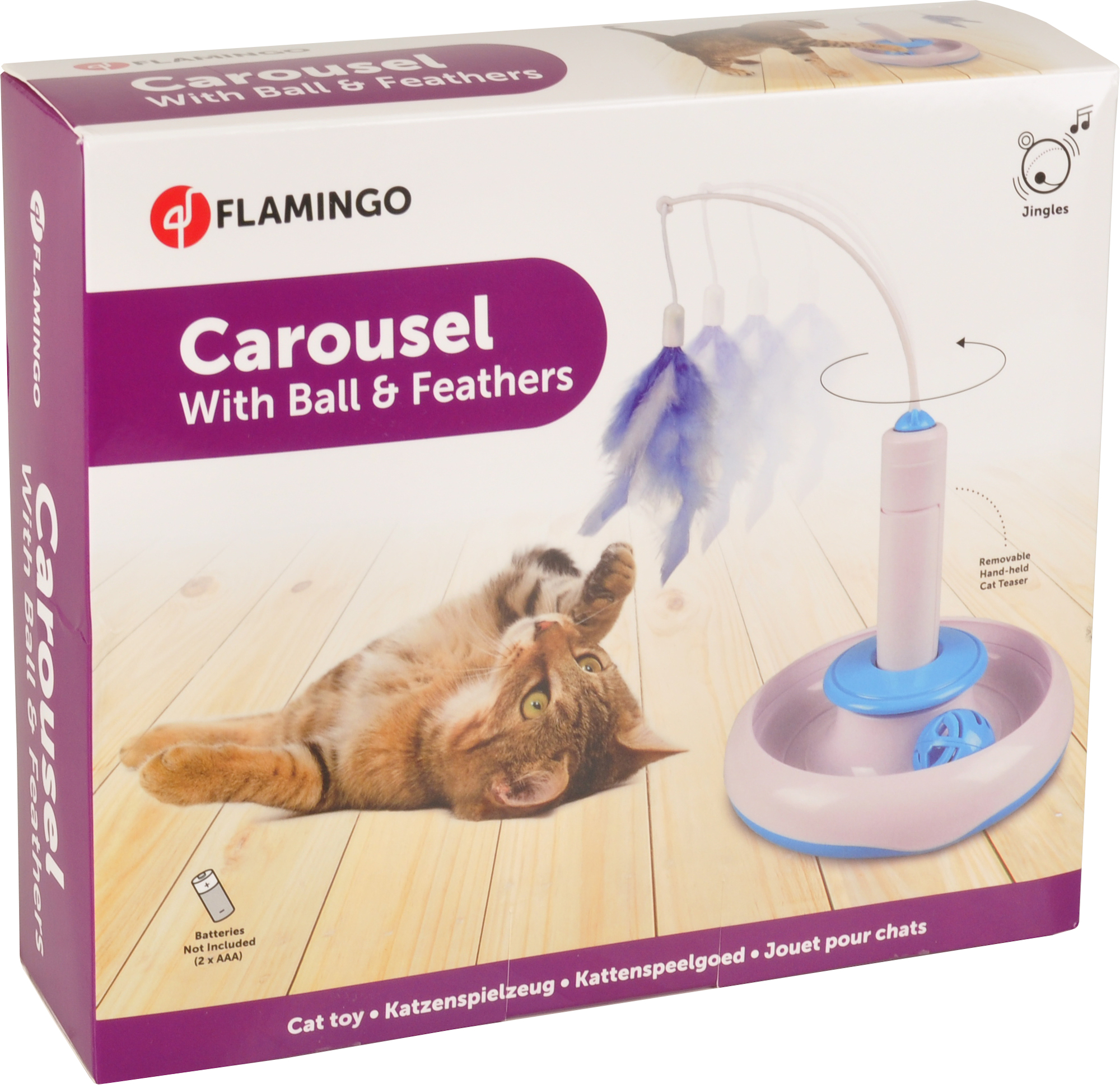 Flamingo Electronic toy Wassima Ball track with ball White