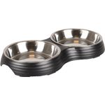 Eet- en drinkpot Duo Dinner Aschau Zwart & Zilver