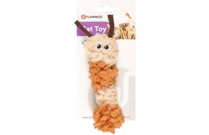 Flamingo Toy Fieber Caterpillar Beige & Light brown