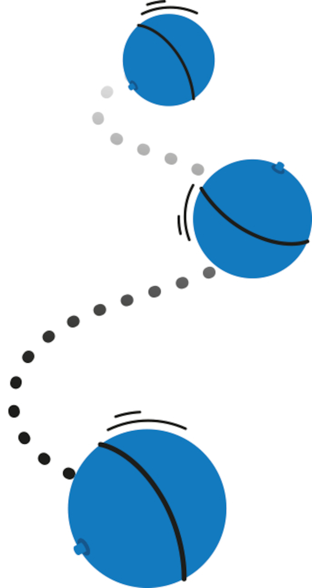 Flamingo Electronic toy Magic Ball Blue