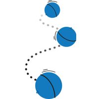 Flamingo Electronic toy Magic Ball Blue