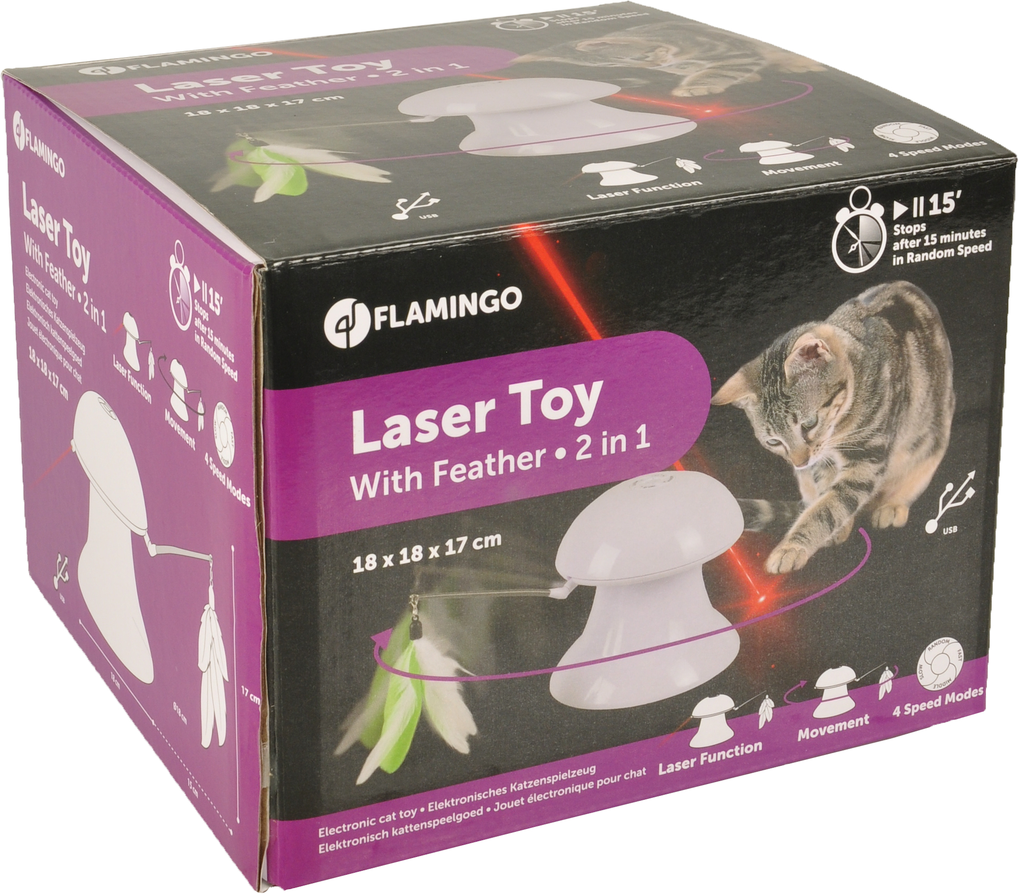 Flamingo Electronic toy Laser Willard  White
