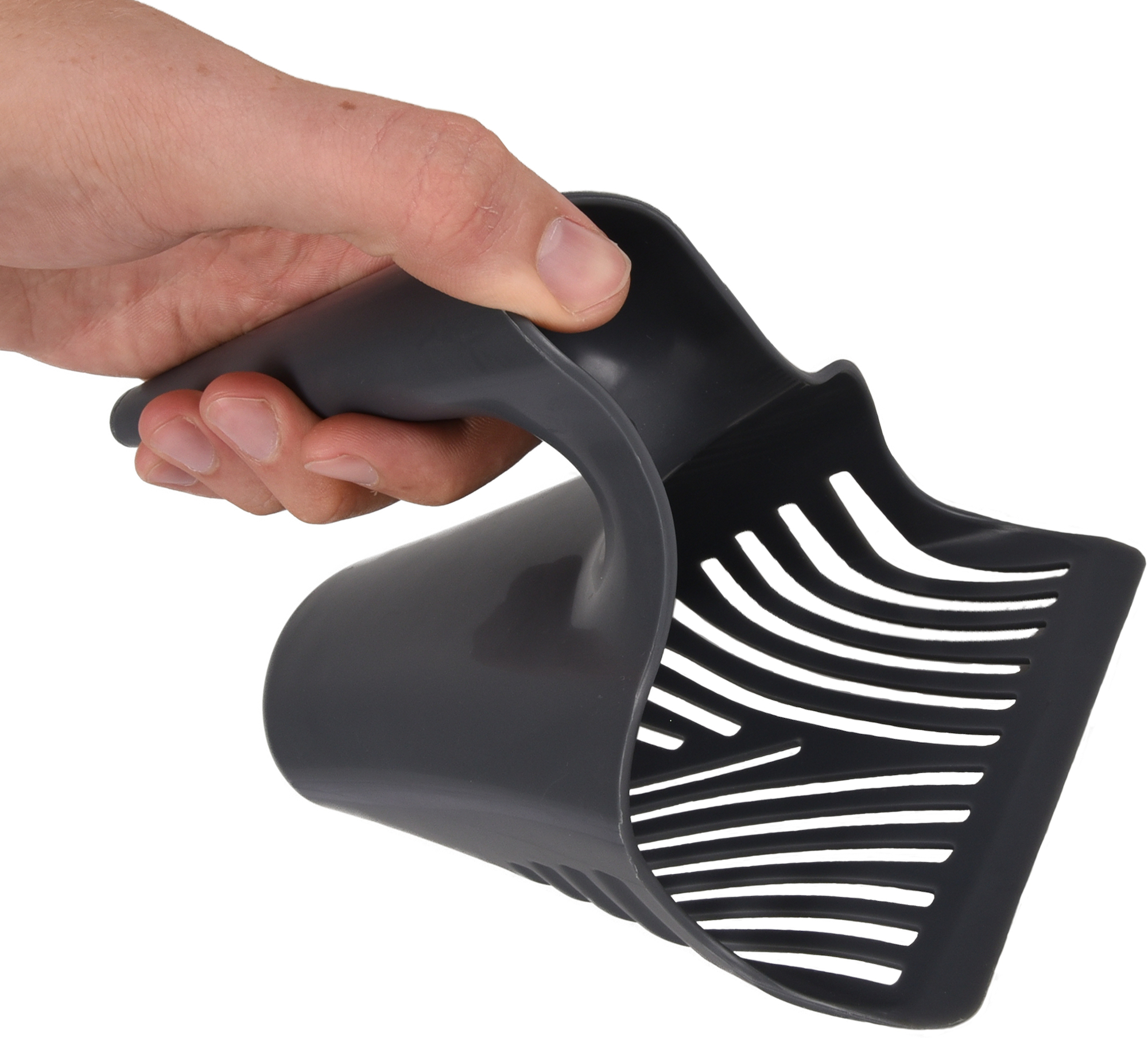 Flamingo Cat litter scoop 2 Cup Black