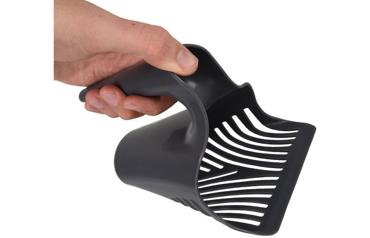Flamingo Kattenbakschep 2 Cup Zwart