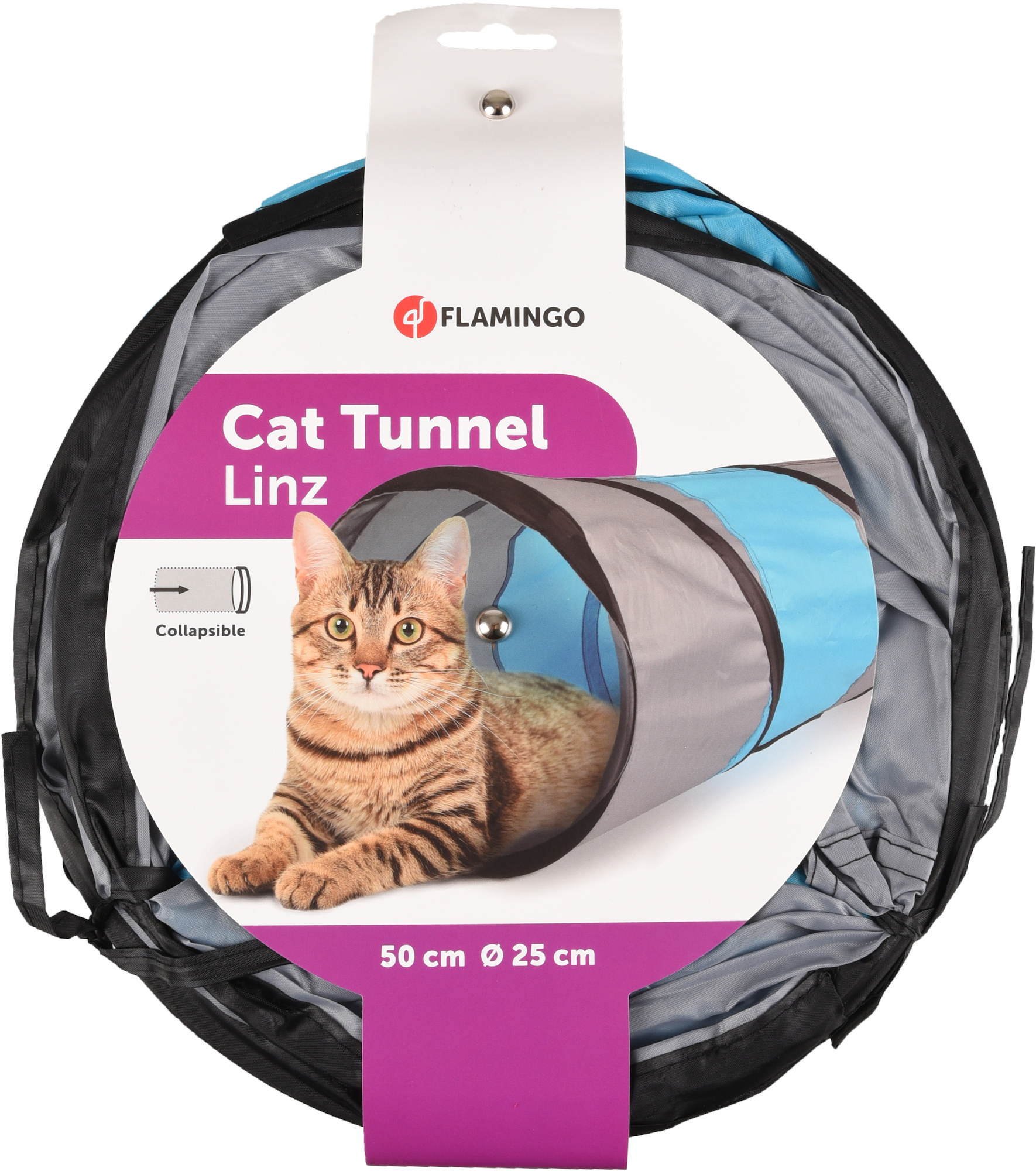 Flamingo Toy Linz Tunnel Grey & Blue