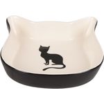 Feeding and drinking bowl Nala Black & White