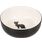 Feeding and drinking bowl Nala Round Black & White