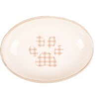 Flamingo Plato para comida Mylo Redondo Beige & Blanco