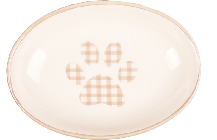 Flamingo Plato para comida Mylo Redondo Beige & Blanco