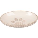 Feeding dish Mylo Round Beige & White