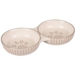 Bol para comida y bebida Combo Mylo Beige & Blanco