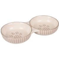 Flamingo Bol para comida y bebida Combo Mylo Beige & Blanco