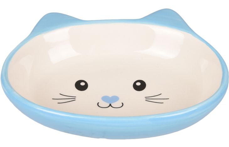 Flamingo Futter- und Trinknapf Isa Hellblau & Weiß