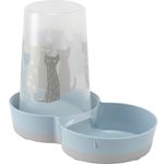 Automatic food and water dispenser Maasai Grey & Blue
