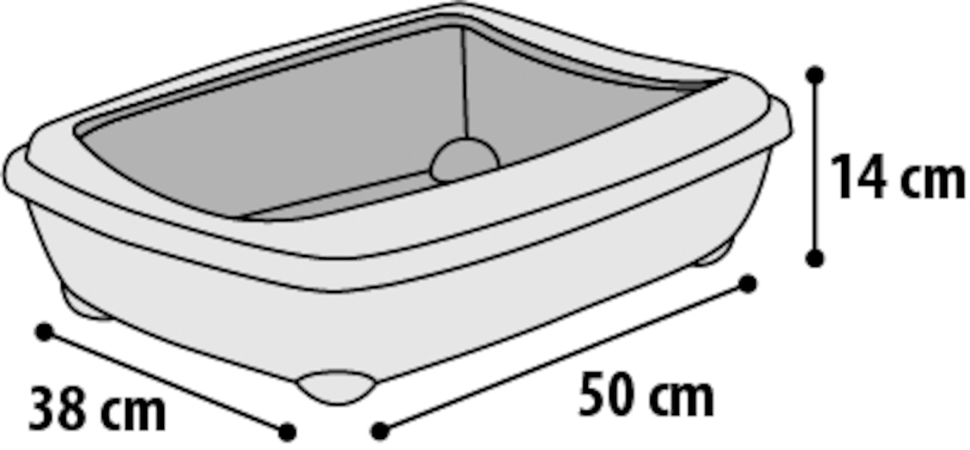 Flamingo Litter tray Nesta Hawaï multiple colours
