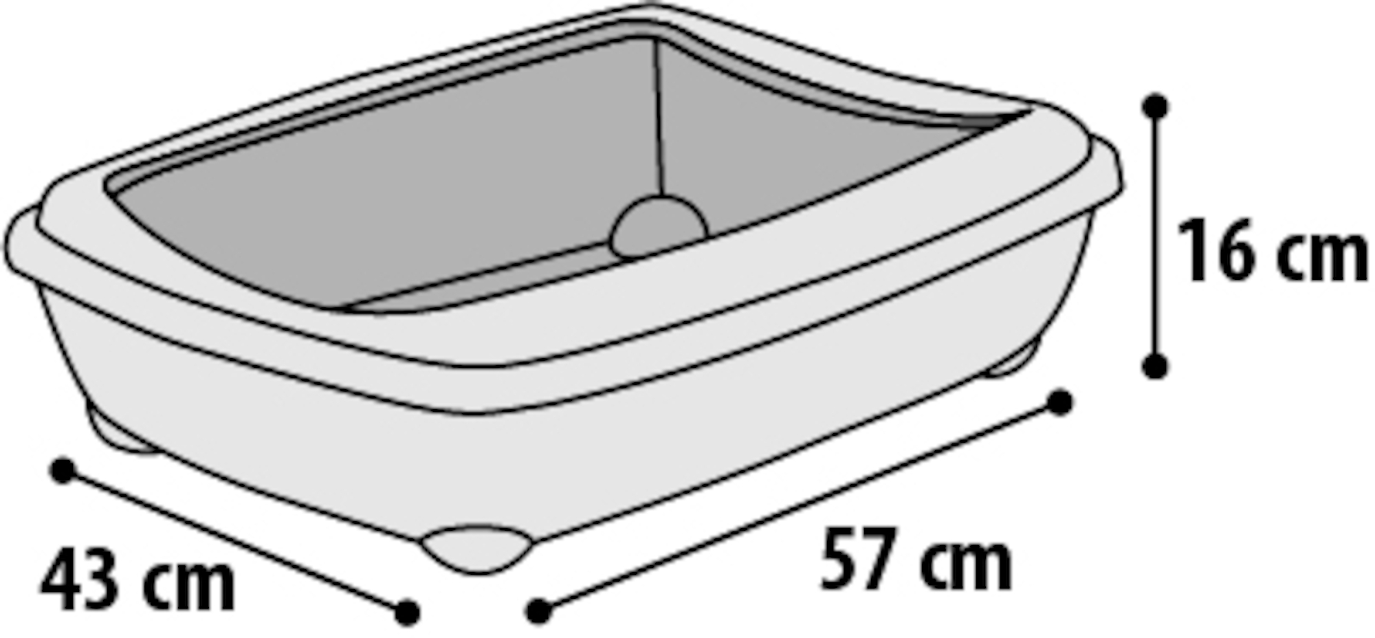 Flamingo Litter tray Nesta Classic multiple colours