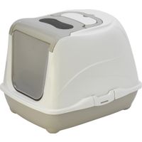 Flamingo Cat toilet Loki Grey