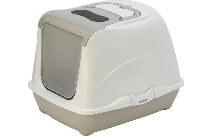 Flamingo Cat toilet Loki Grey