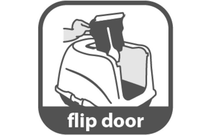 Flamingo Cat toilet Loki Grey