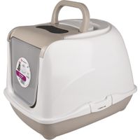 Flamingo Cat toilet Loki Grey