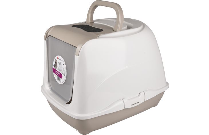 Flamingo Cat toilet Loki Grey