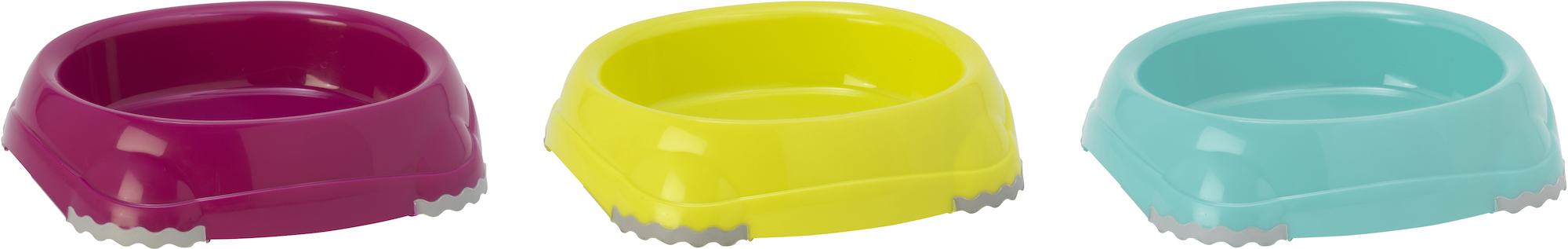 Flamingo Ciotola per cibo e acqua Leno Ovale Hawaï colori multipli