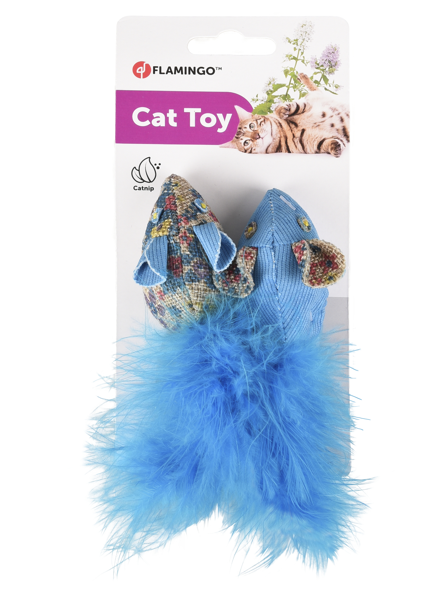 Flamingo Toy Marly Mouse Light blue