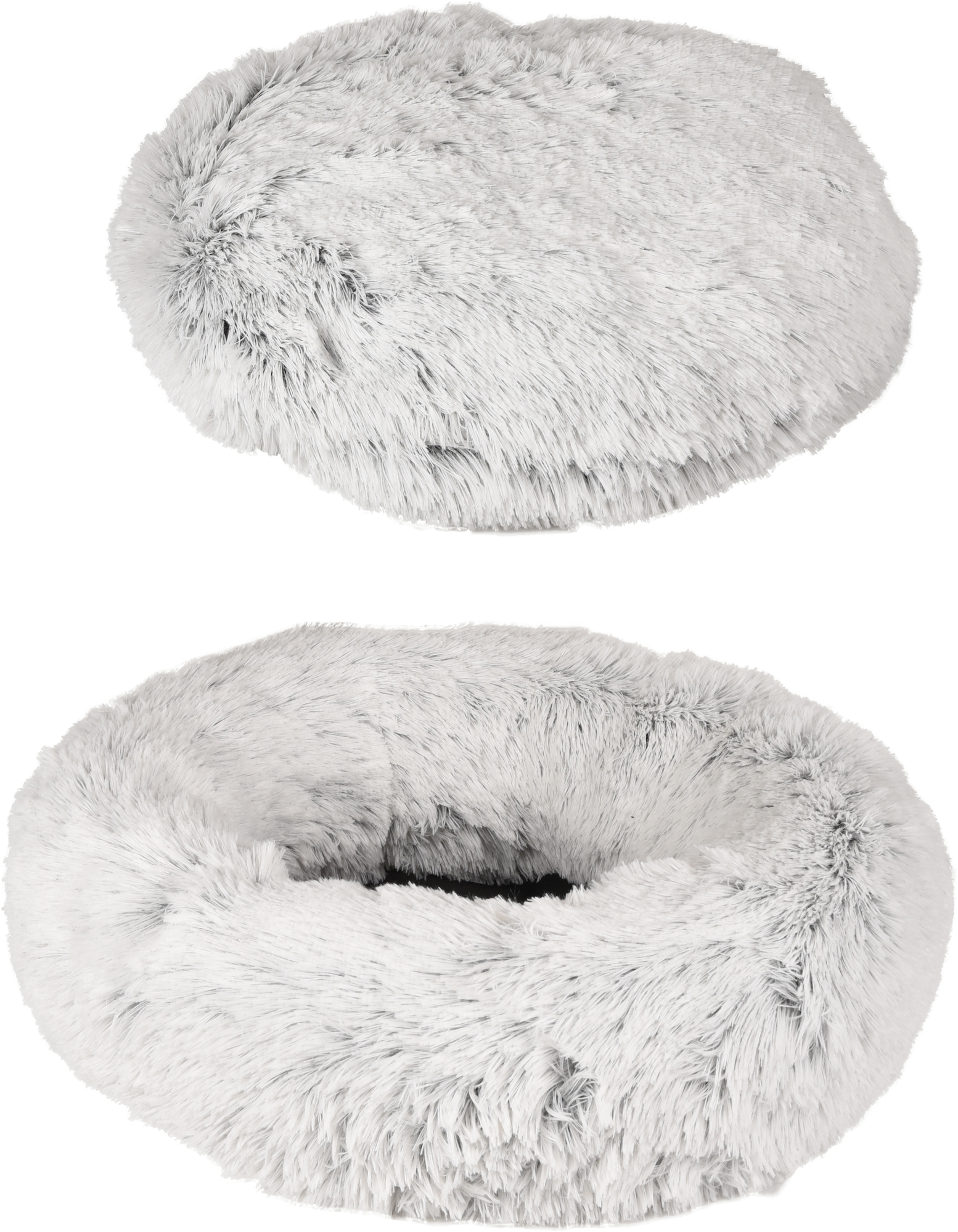 Flamingo Basket Alba Round White & Grey