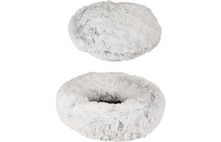 Flamingo Basket Alba Round White & Grey