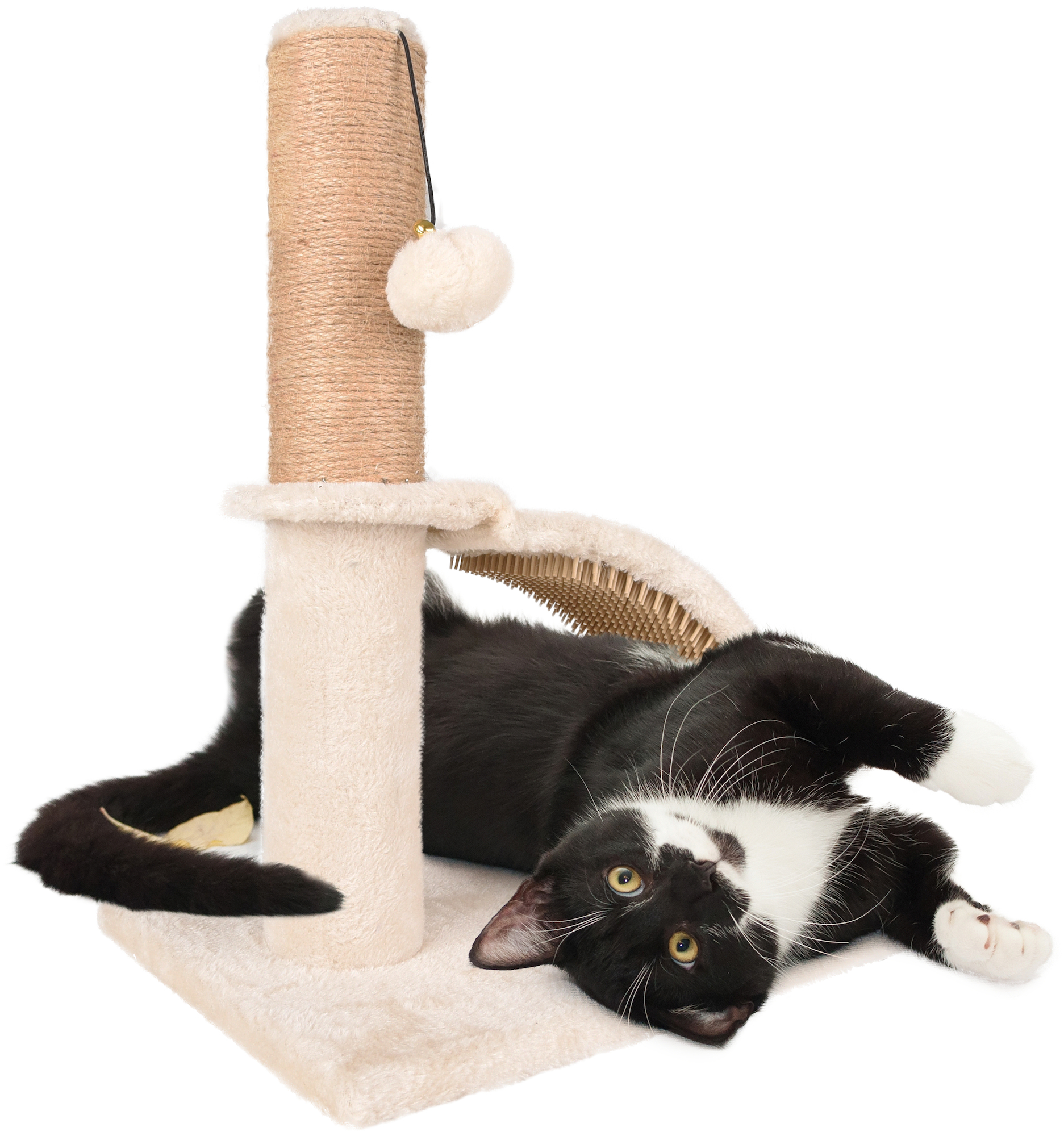 Flamingo Scratching tree  Tessa Cream & Natural