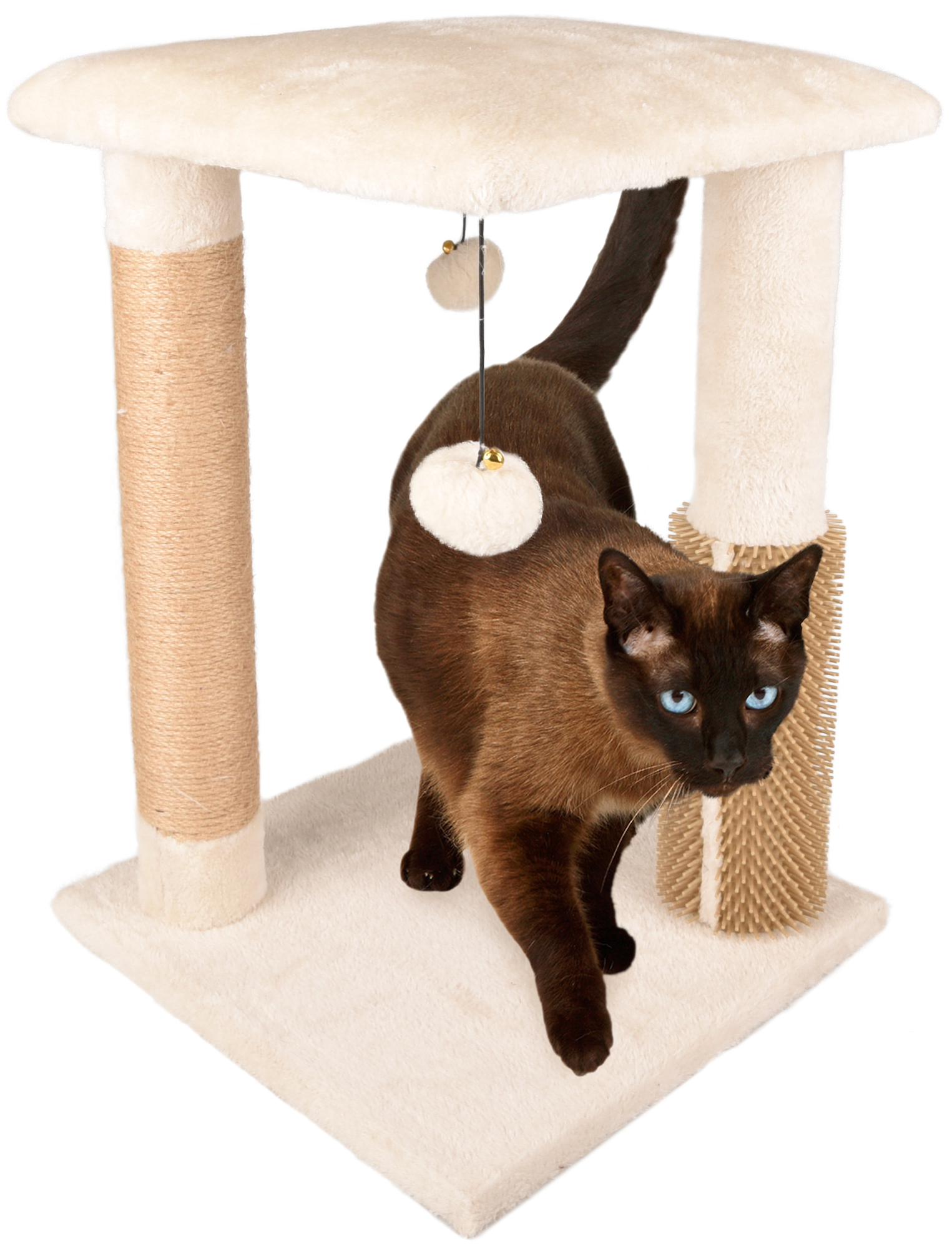 Flamingo Scratching tree  Una Cream & Natural