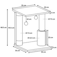 Flamingo Scratching tree  Una Cream & Natural