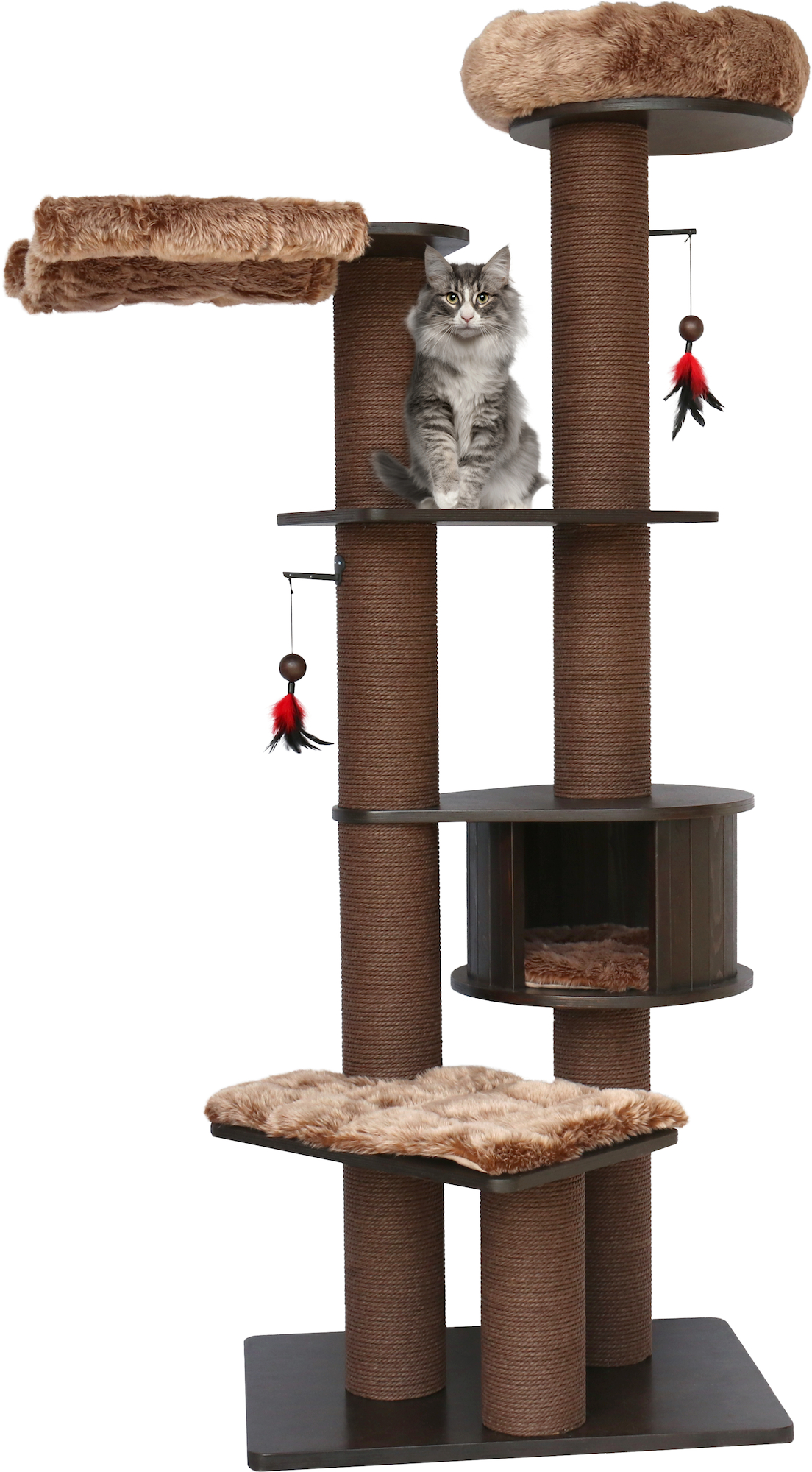 Flamingo Krabpaal Raisa 3 Bruin & Grijs