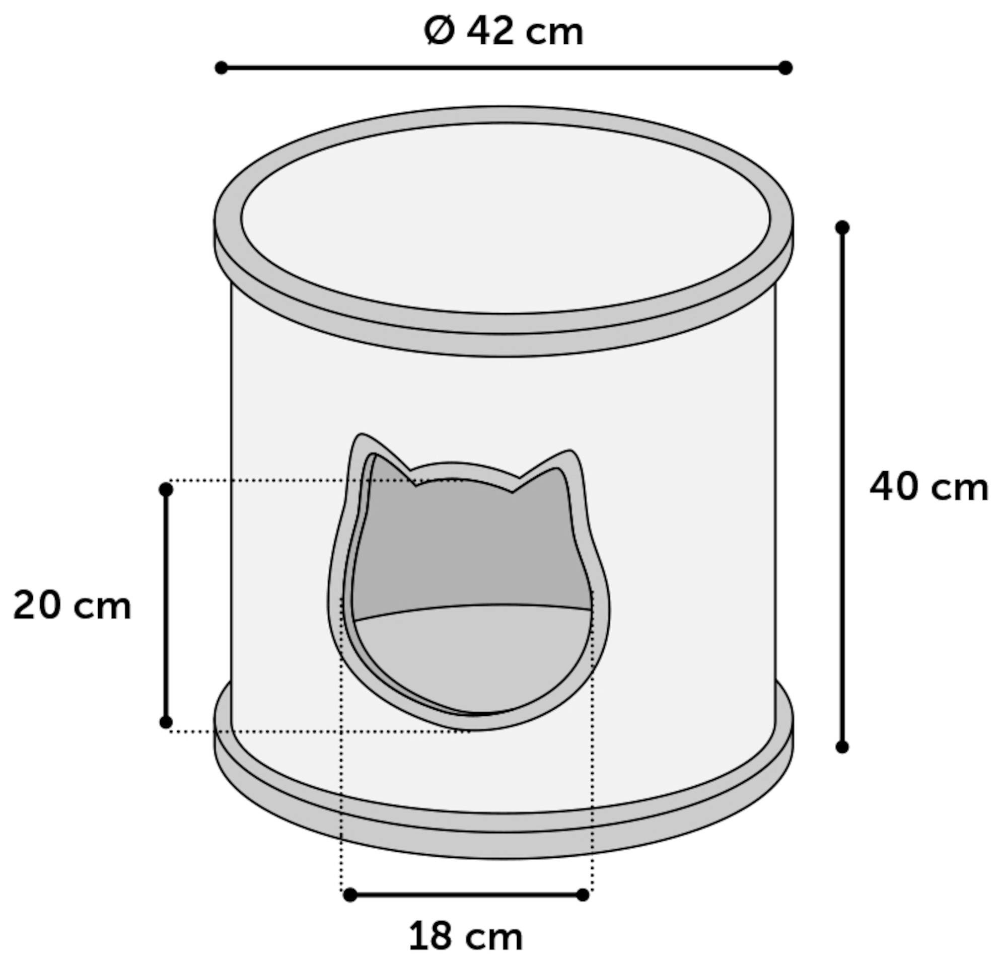 Flamingo Furniture Omar Cylinder Brown