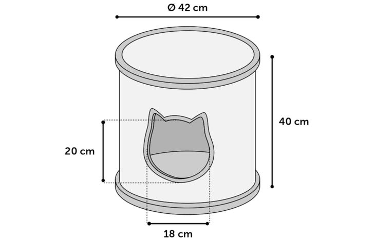 Flamingo Furniture Omar Cylinder Brown