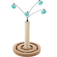Flamingo Scratching tree  Cya 3 Turquoise & Grey