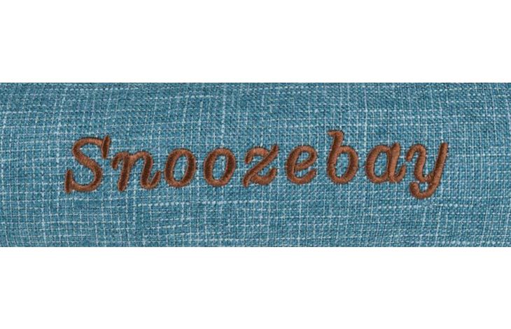 Flamingo Schlafplatz Snoozebay Oval Blau & Creme & Braun