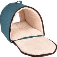 Flamingo Schlafplatz Snoozebay Oval Blau & Creme & Braun