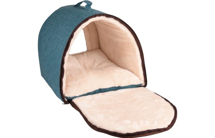 Flamingo Schlafplatz Snoozebay Oval Blau & Creme & Braun