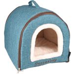 Sleeping place Snoozebay Oval Blue & Cream & Brown